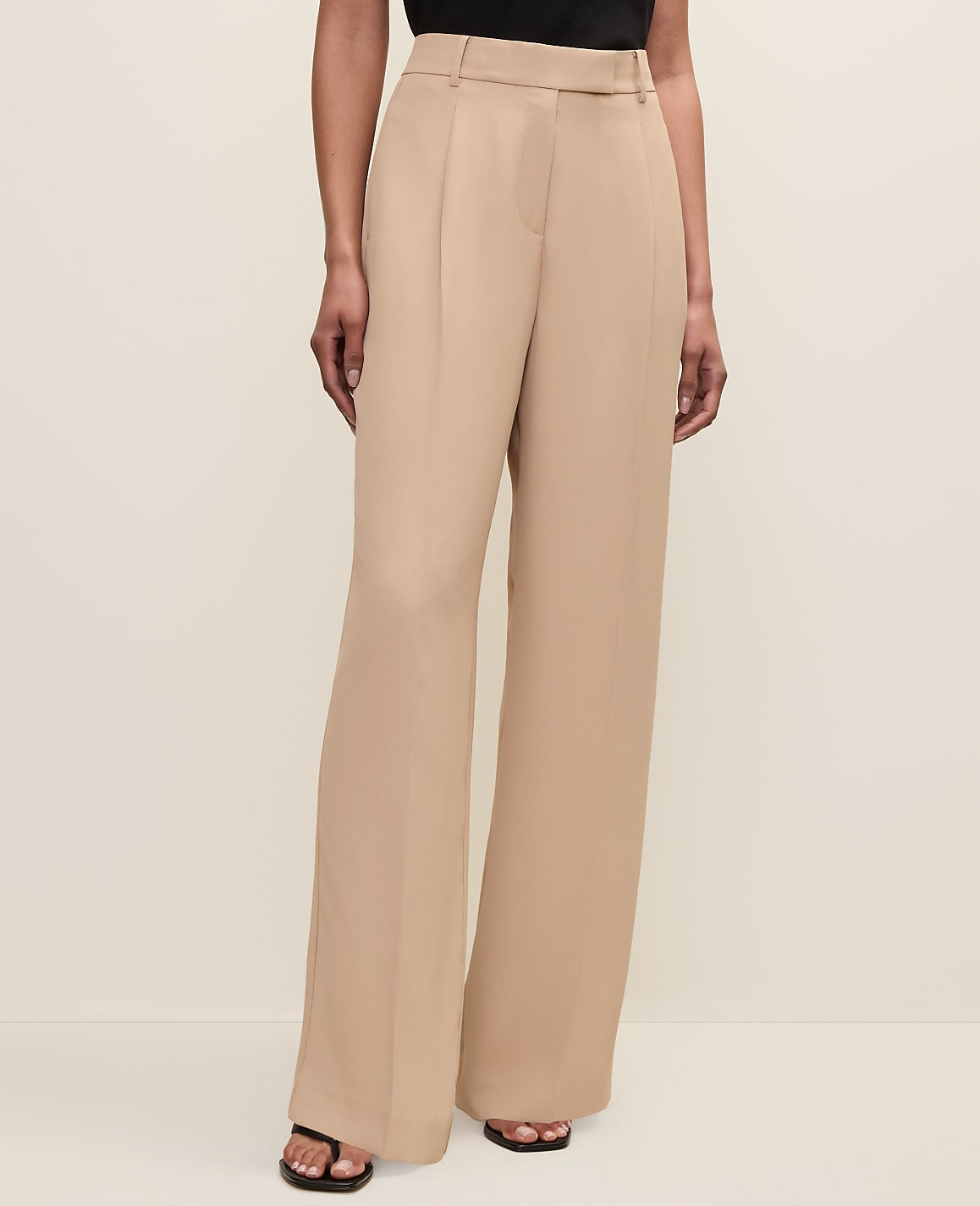 The Pleated Straight Pant | Ann Taylor