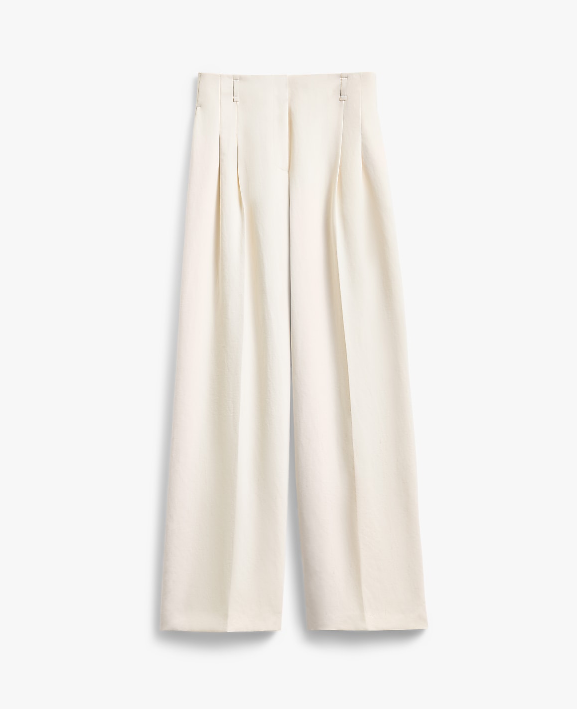 The Pleated Wide-Leg Pant in Textured Crepe | Ann Taylor