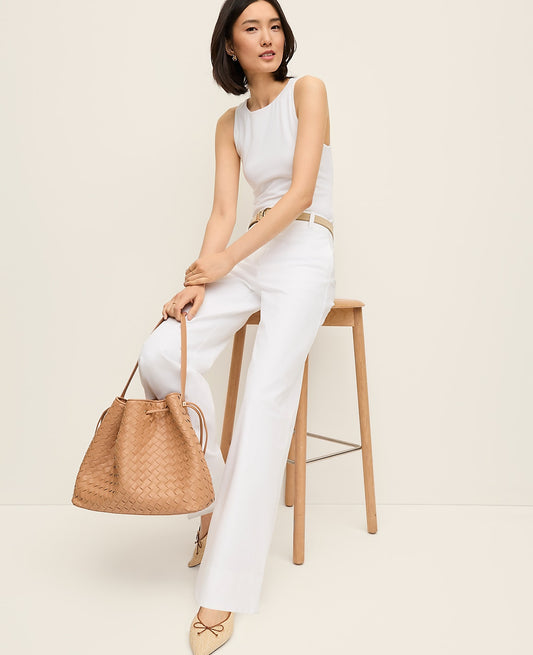 The Modern Wide-Leg Pant in Bi-Stretch | Ann Taylor