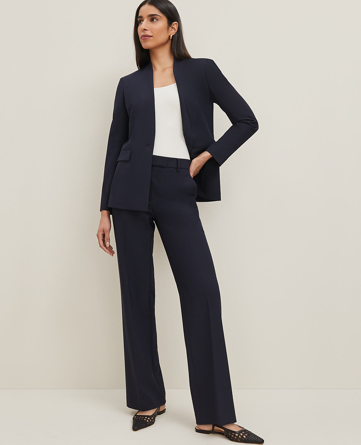 The Trouser in Seasonless Stretch | Ann Taylor