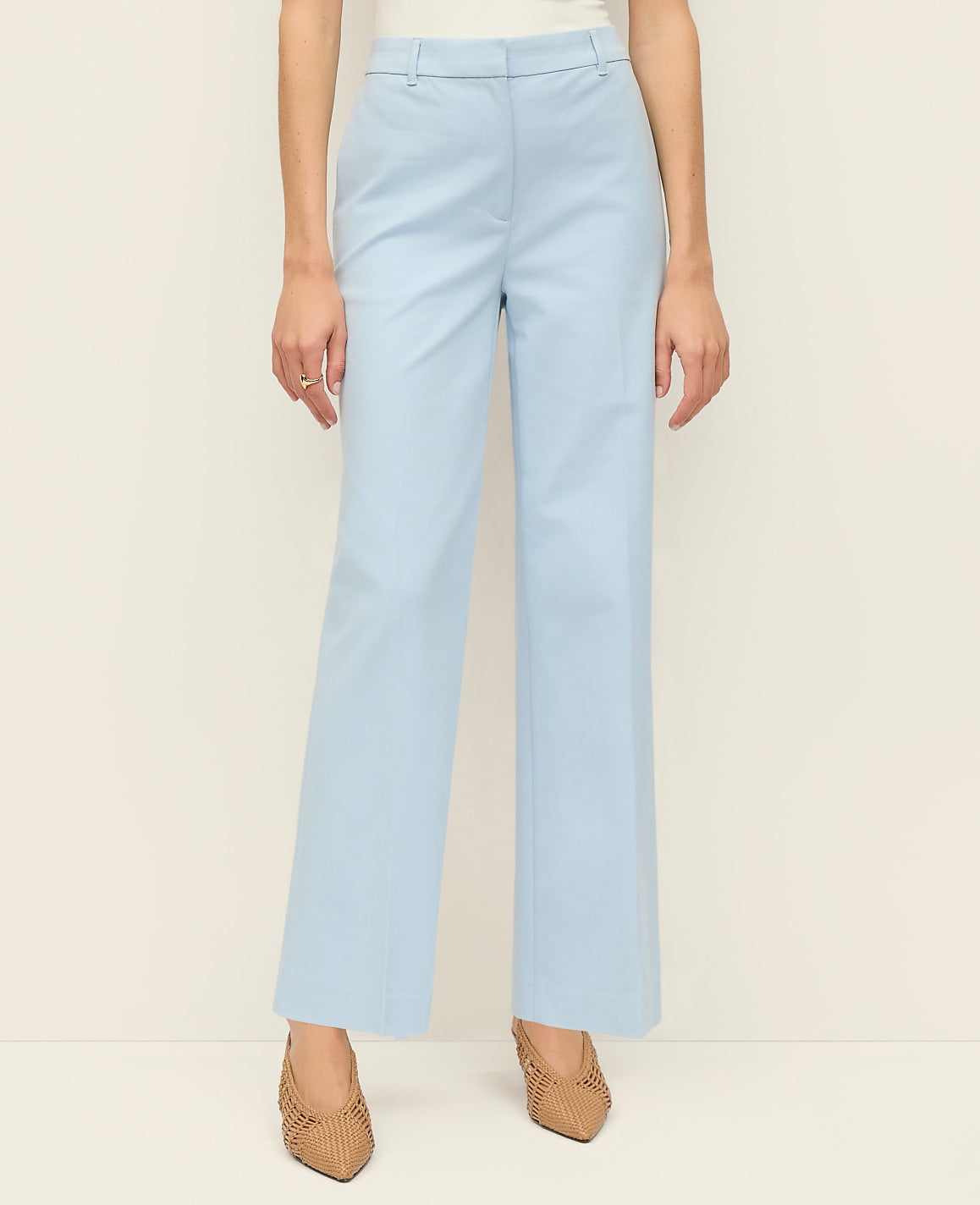 The High Rise Everyday Ankle Pant in Doubleweave | Ann Taylor