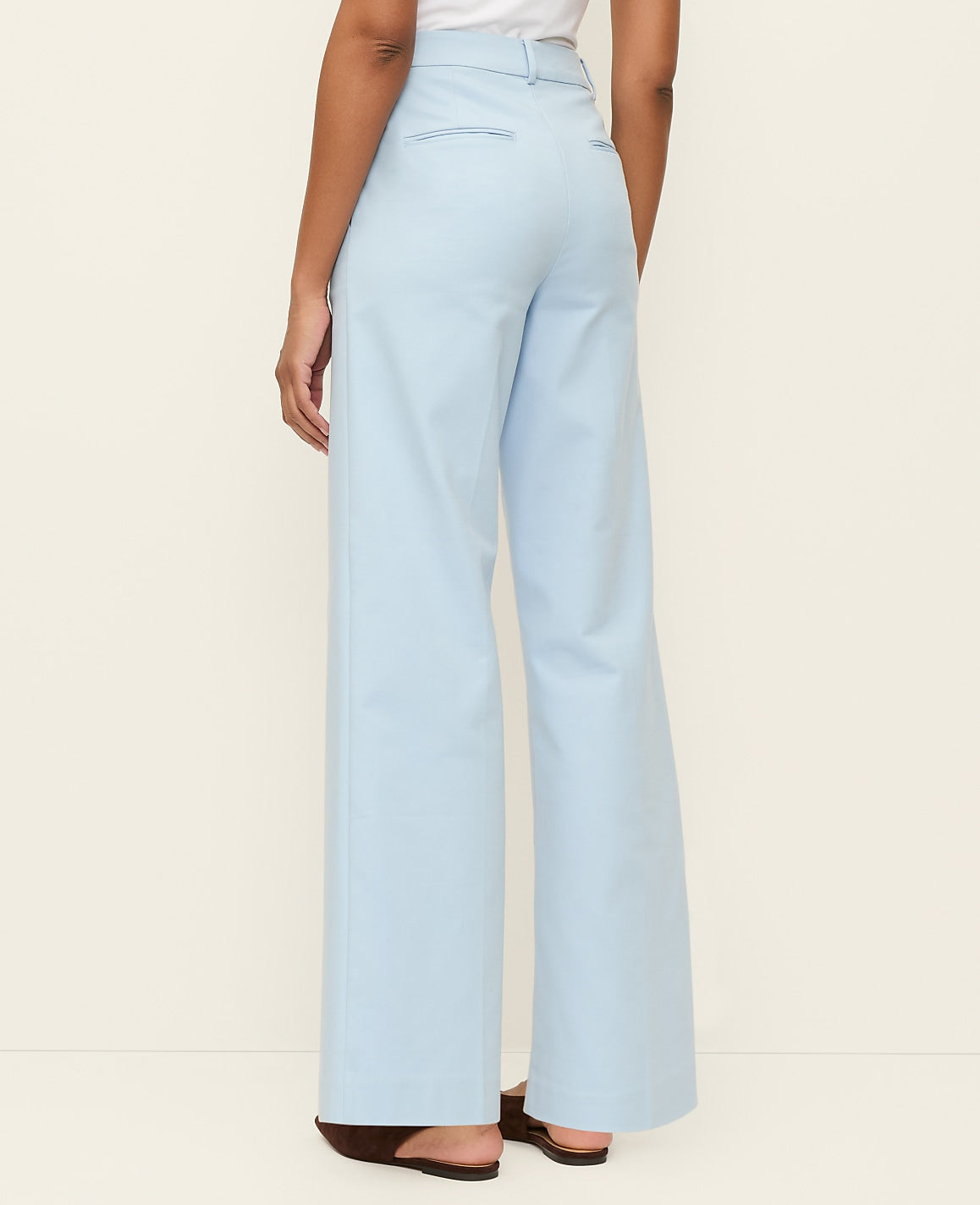 The Wide-Leg Pant in Doubleweave | Ann Taylor