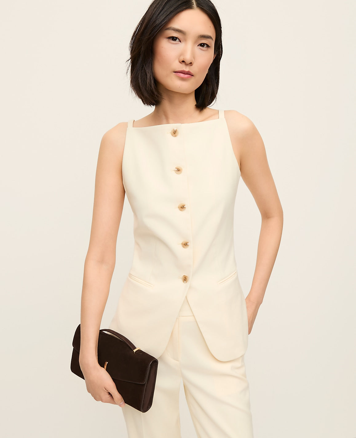 Boatneck Vest | Ann Taylor