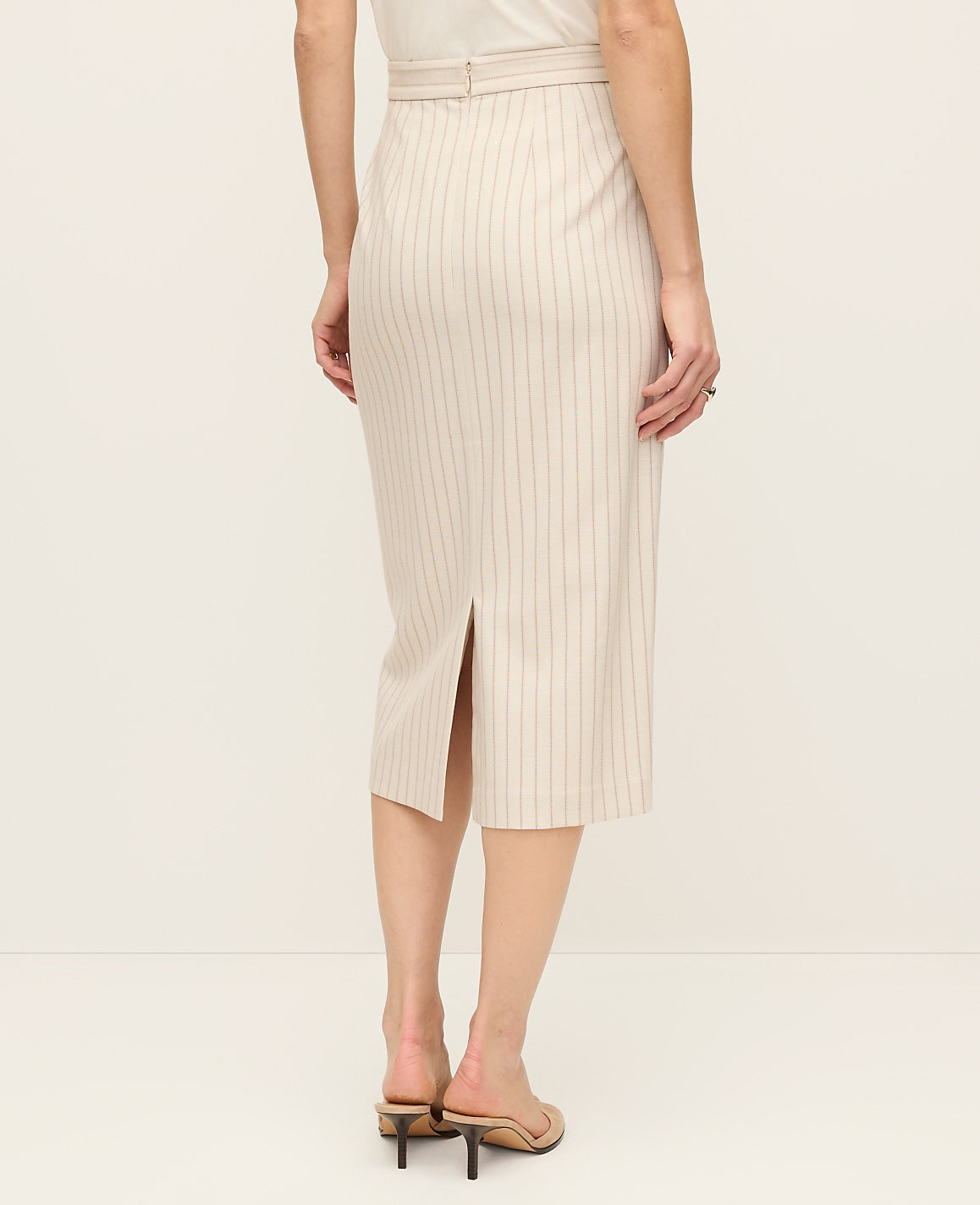 The Clean Pencil Skirt in Pinstripe | Ann Taylor