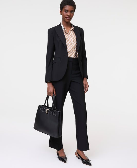 The Flare Ankle Pant in Seasonless Stretch | Ann Taylor