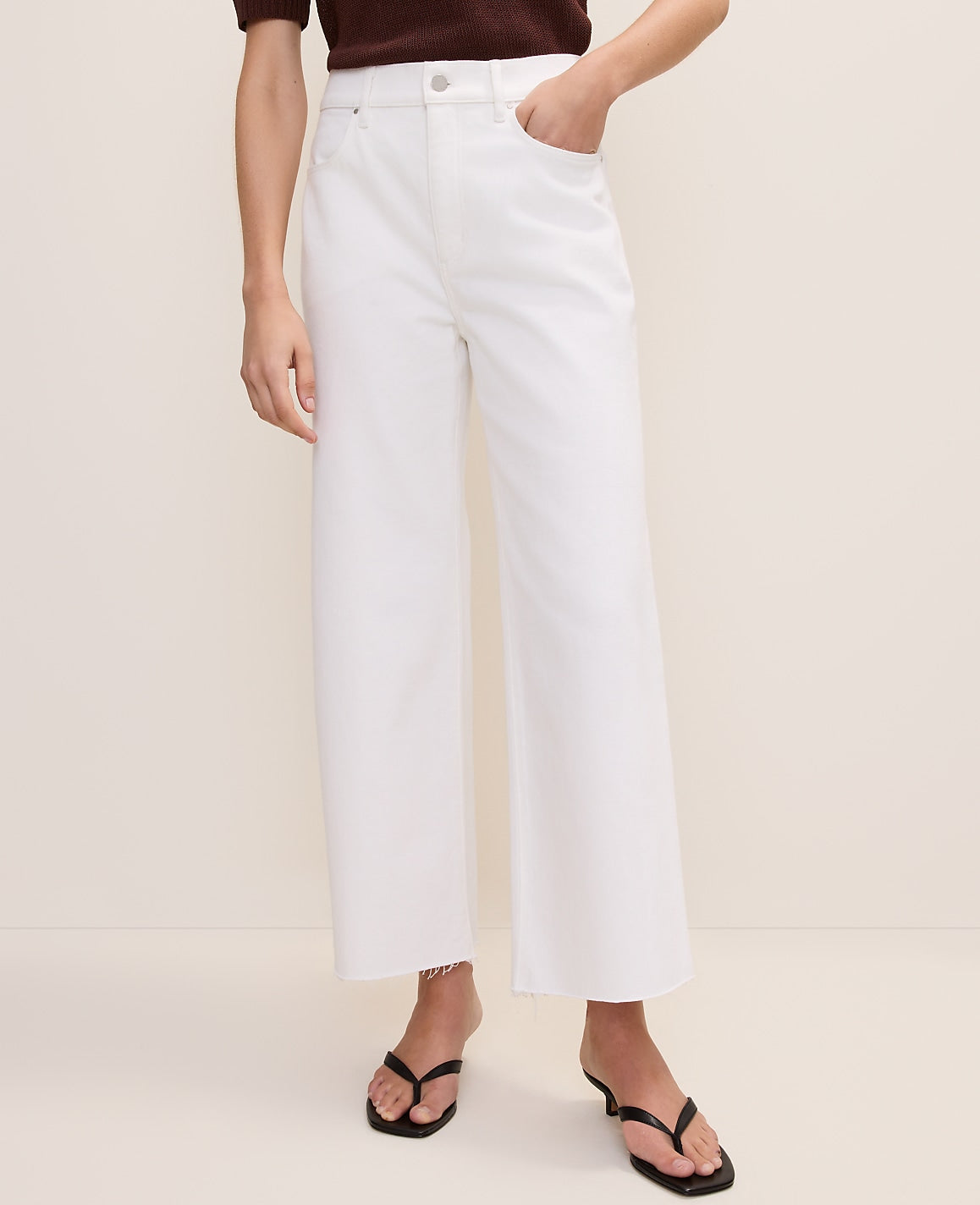 The Wide-Leg Crop Jean | Ann Taylor