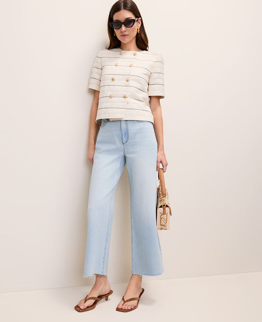 The Wide-Leg Crop Jean | Ann Taylor