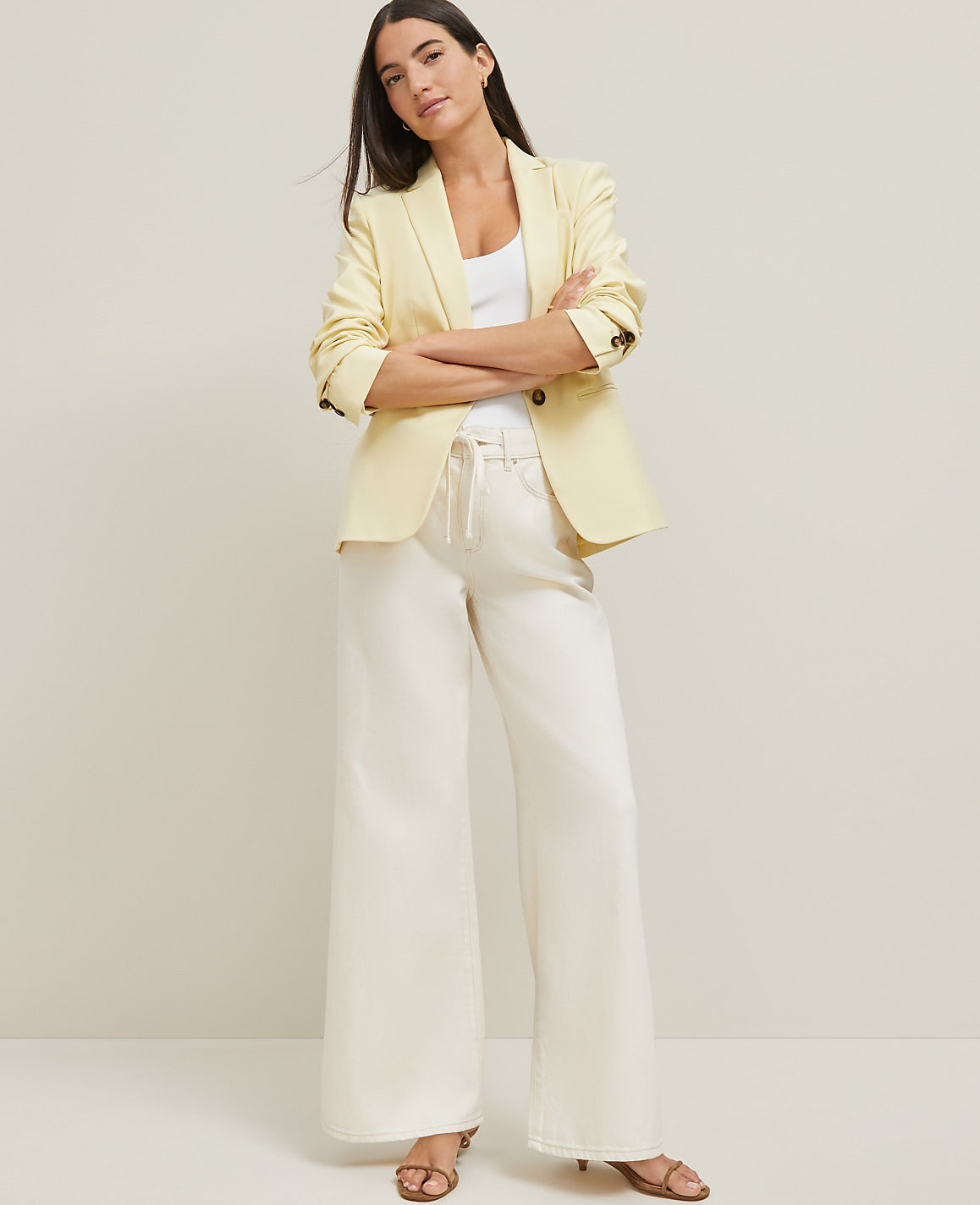 The Drawstring Slouchy  Jean | Ann Taylor