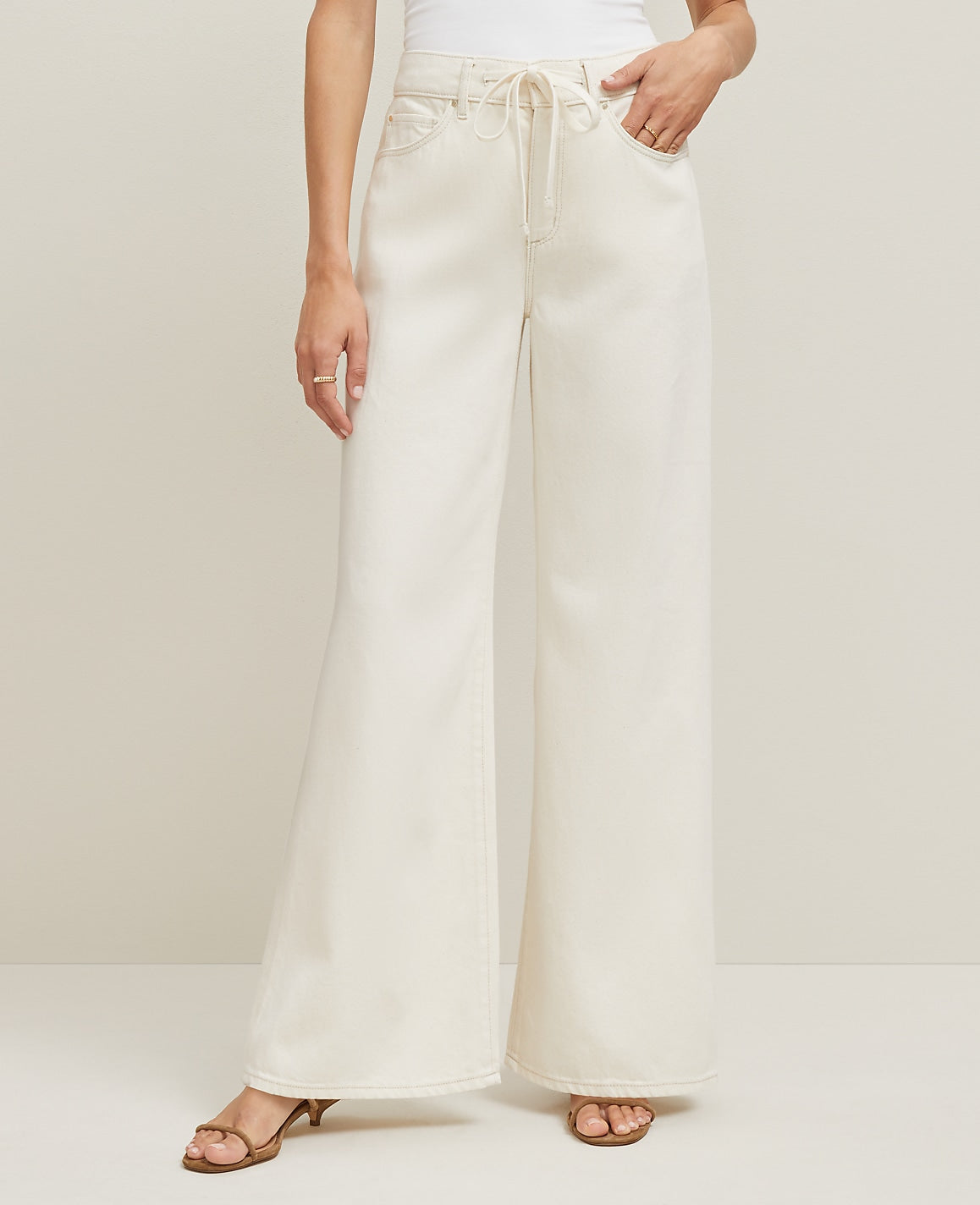 The Drawstring Slouchy  Jean | Ann Taylor