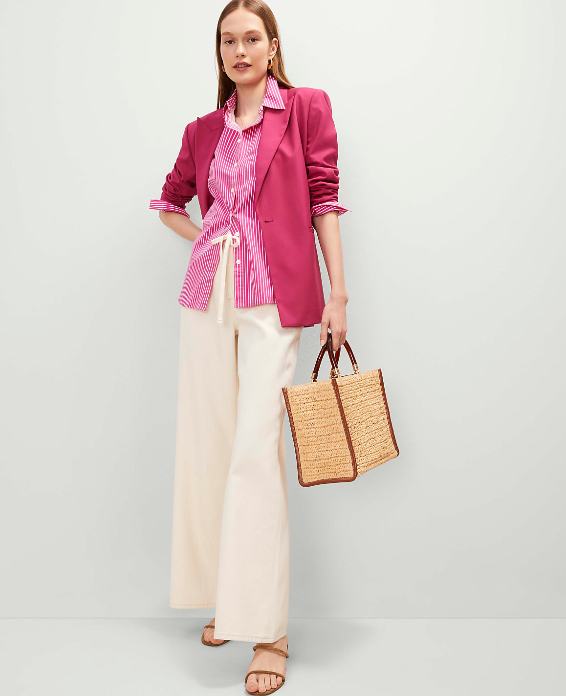 The Drawstring Slouchy  Jean | Ann Taylor