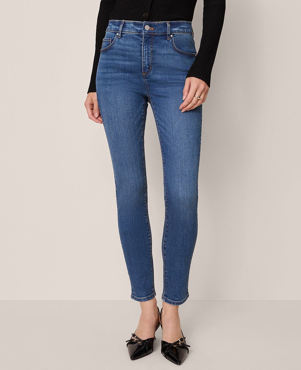 The Skinny Jean in Classic Wash | Ann Taylor