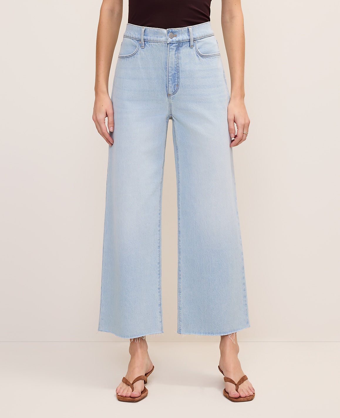 The Wide-Leg Crop Jean — Curvy Fit | Ann Taylor