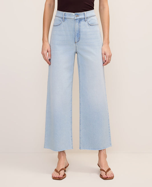 The Wide-Leg Crop Jean — Curvy Fit | Ann Taylor
