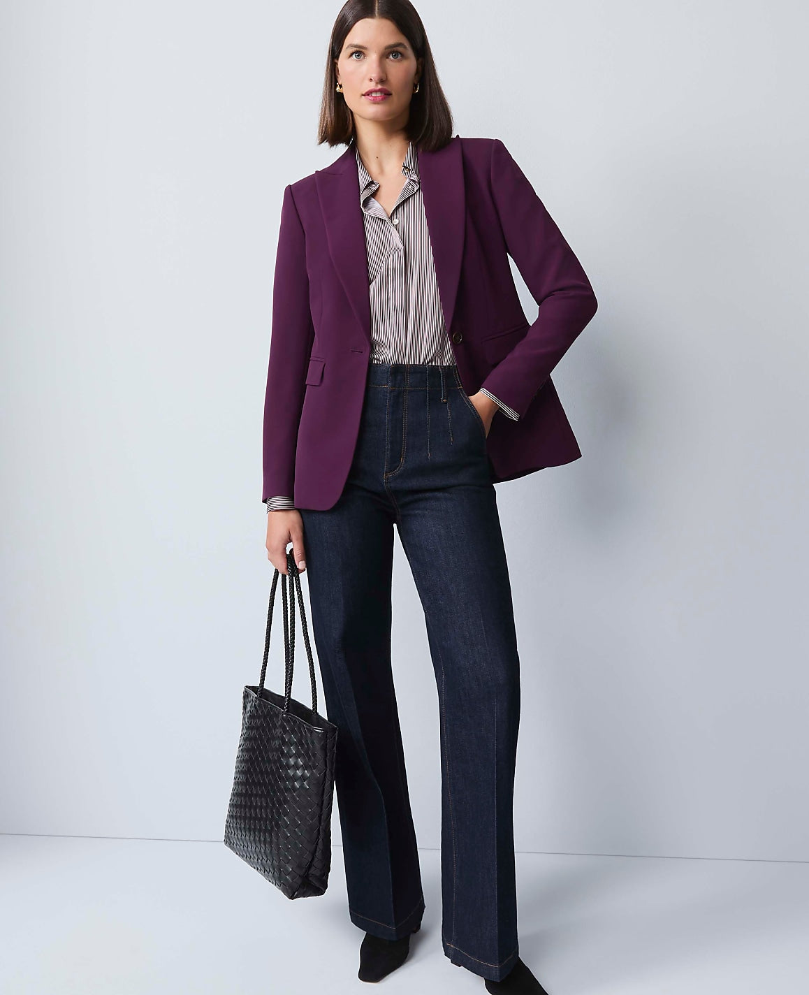 The Darted Waist Trouser Jean | Ann Taylor