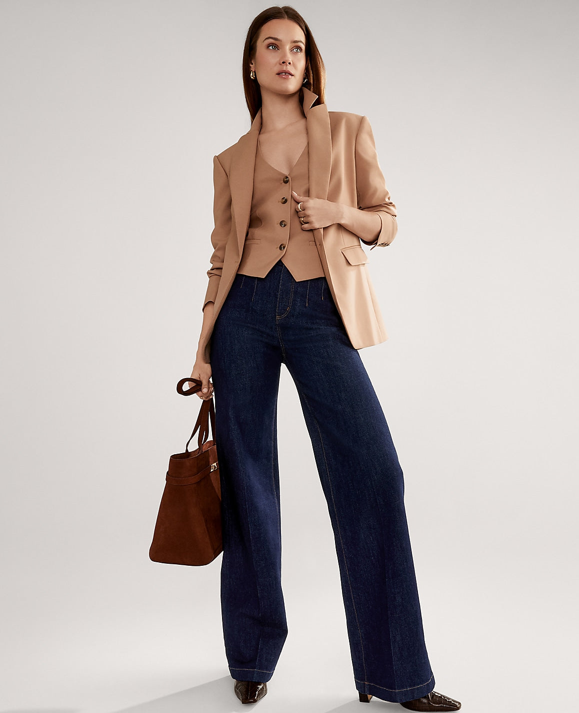 The Darted Waist Trouser Jean | Ann Taylor