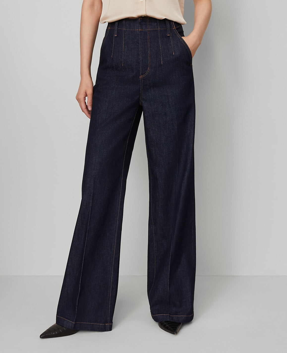 The Darted Waist Trouser Jean | Ann Taylor