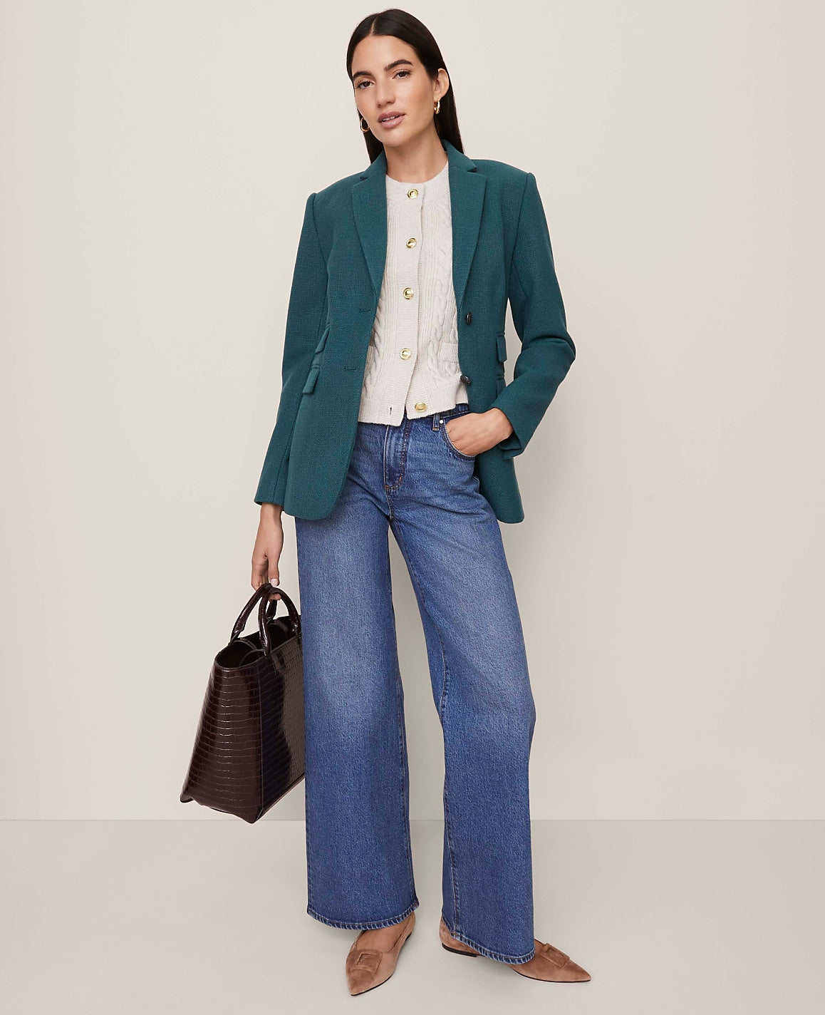 The Wide-Leg Jean | Ann Taylor
