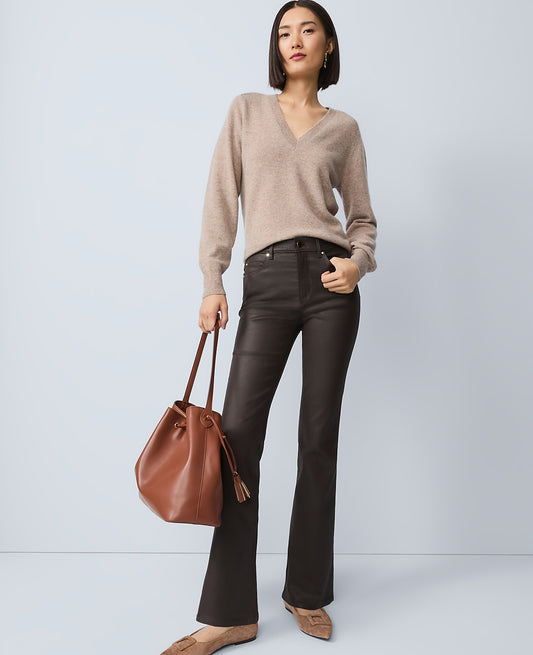 The Coated Boot Jean | Ann Taylor
