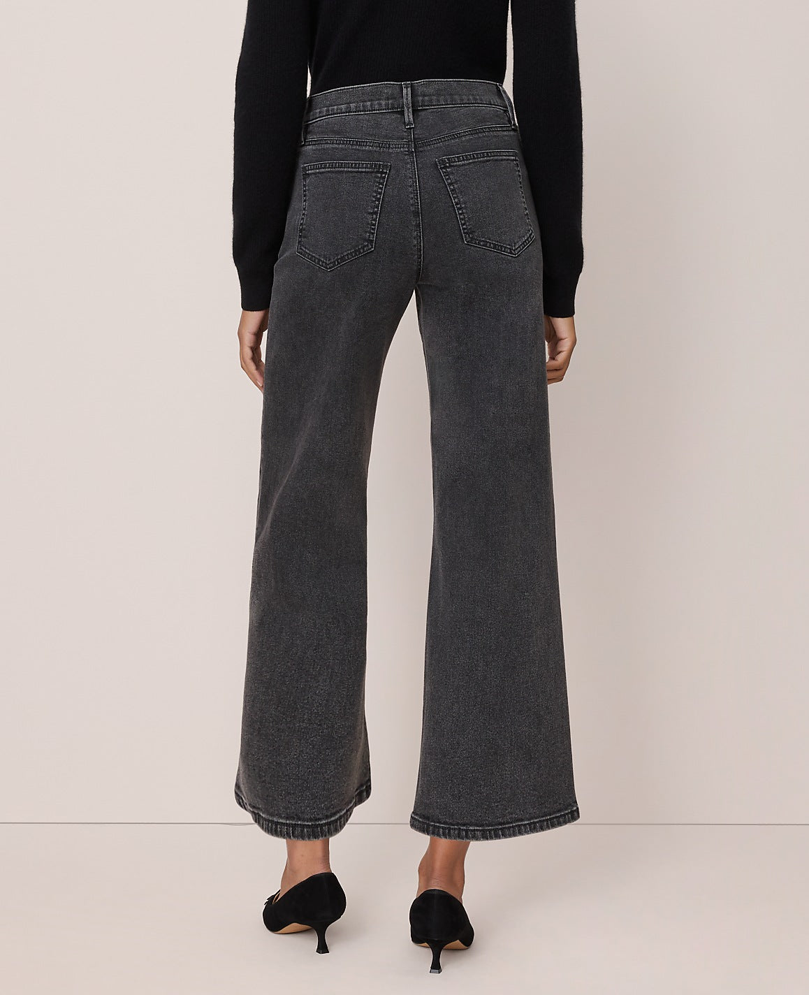The Wide-Leg Crop Jean | Ann Taylor