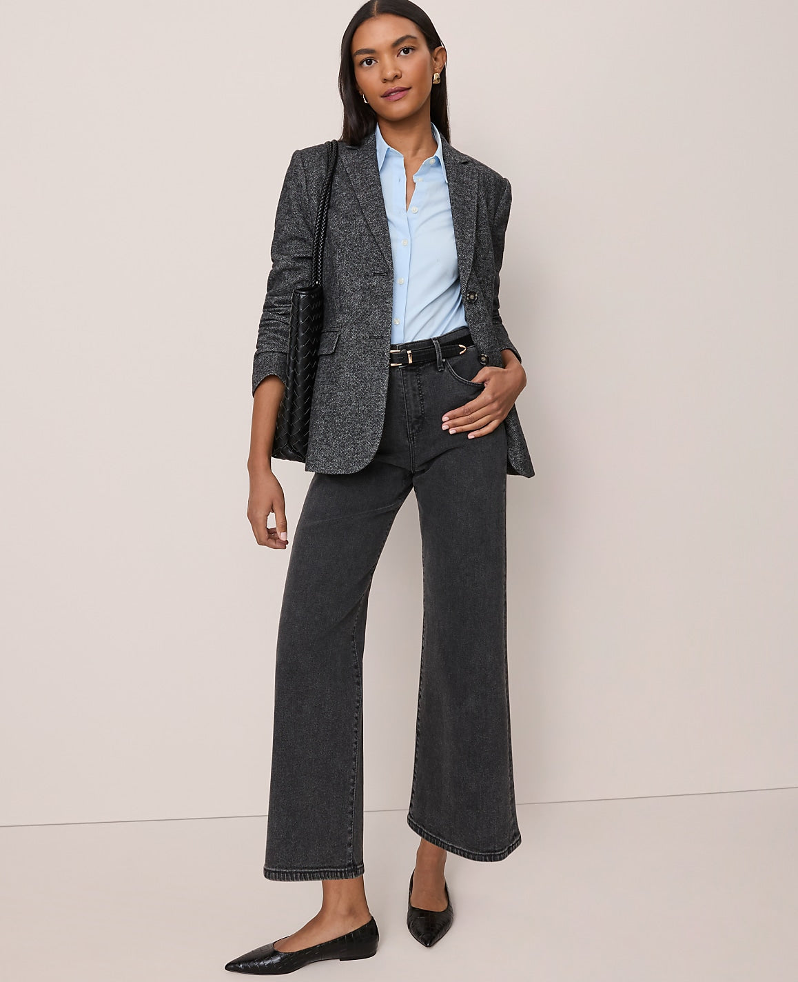 The Wide-Leg Crop Jean | Ann Taylor