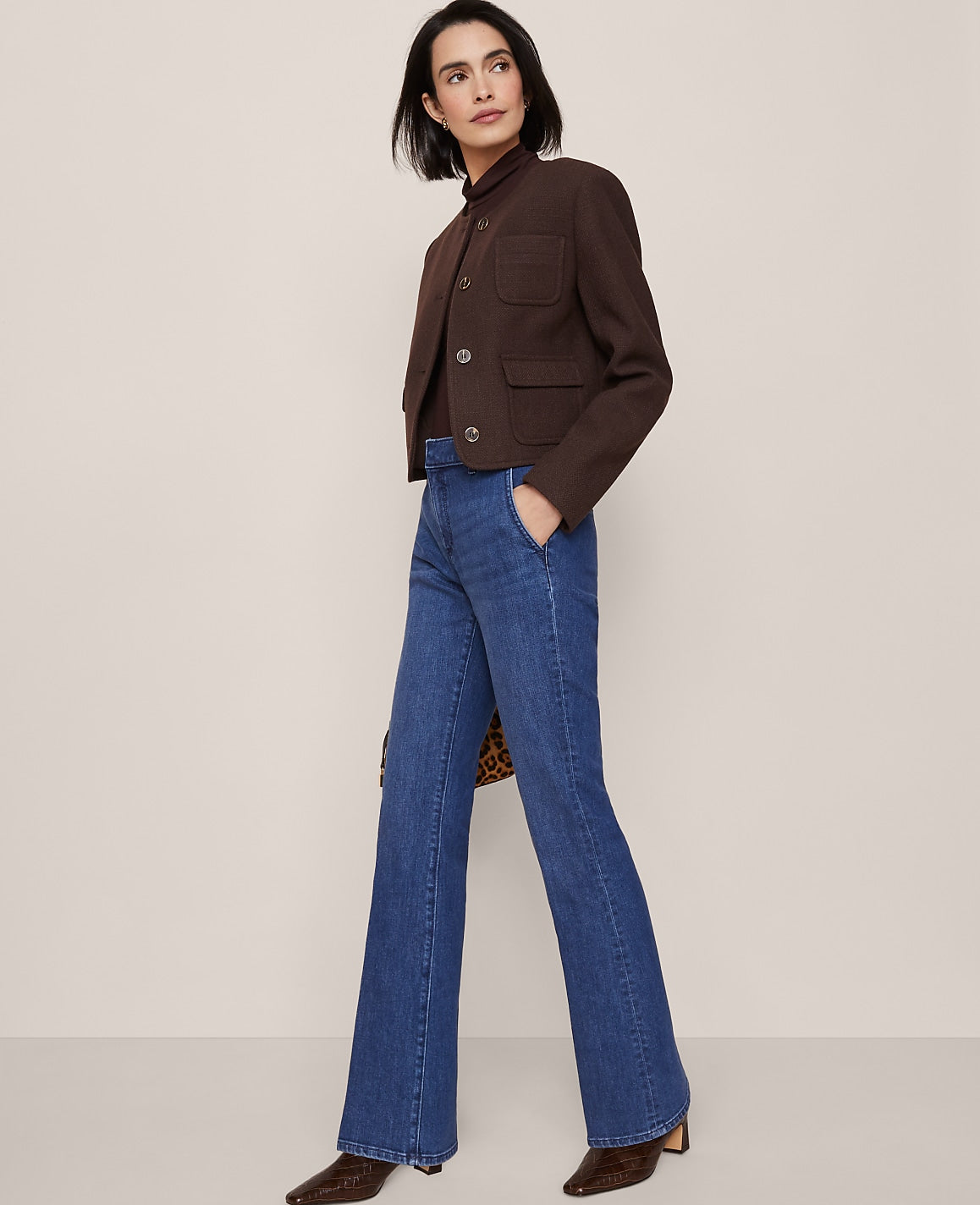 Mid Rise Boot Jean in Metropolitan Wash | Ann Taylor