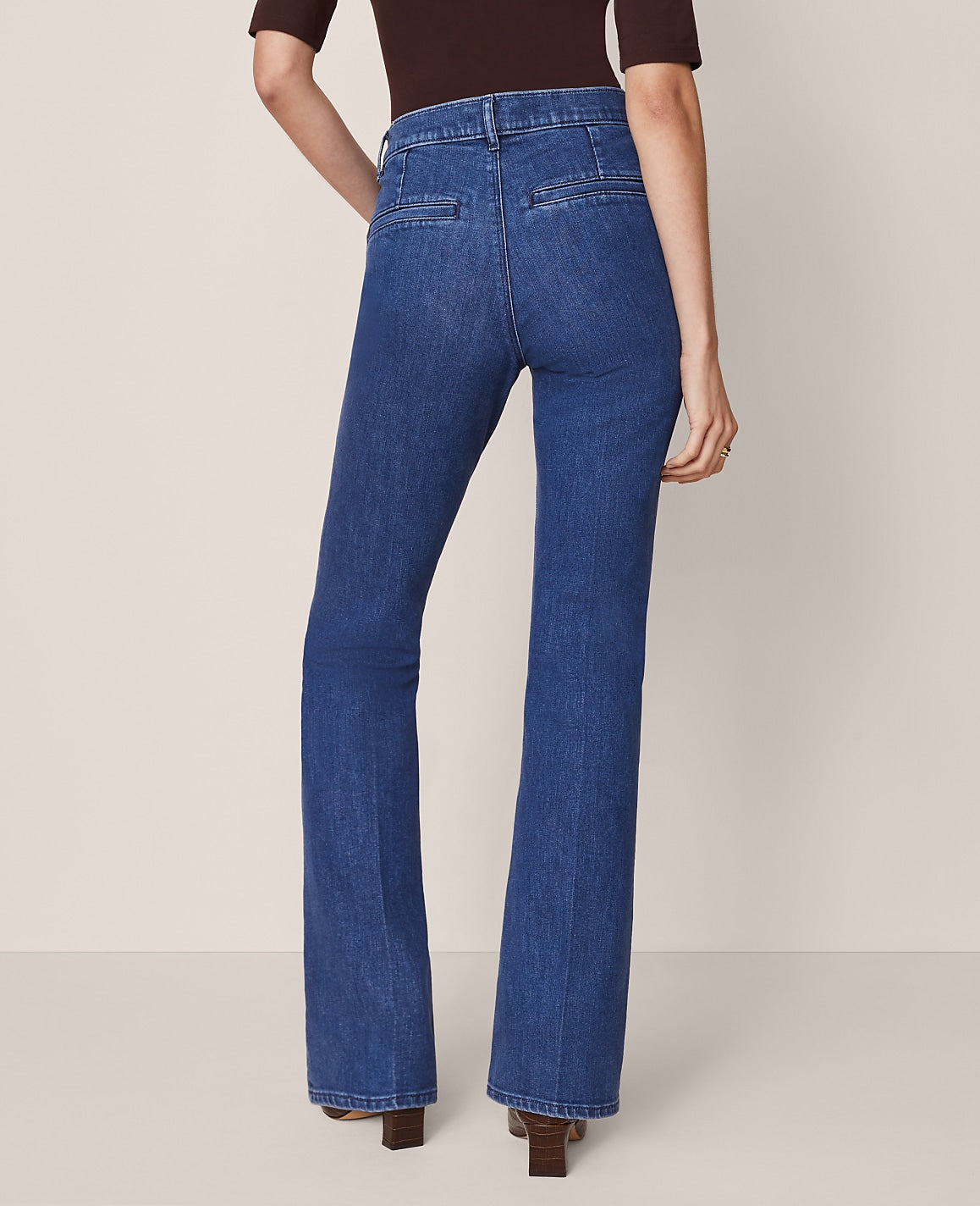 Mid Rise Boot Jean in Metropolitan Wash | Ann Taylor