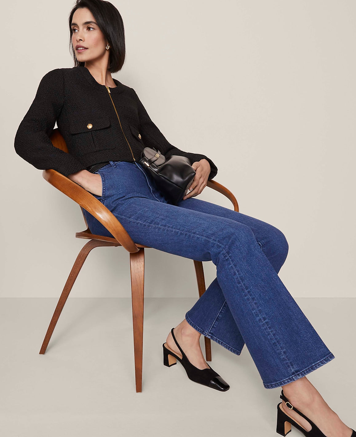 Mid Rise Boot Jean in Metropolitan Wash | Ann Taylor