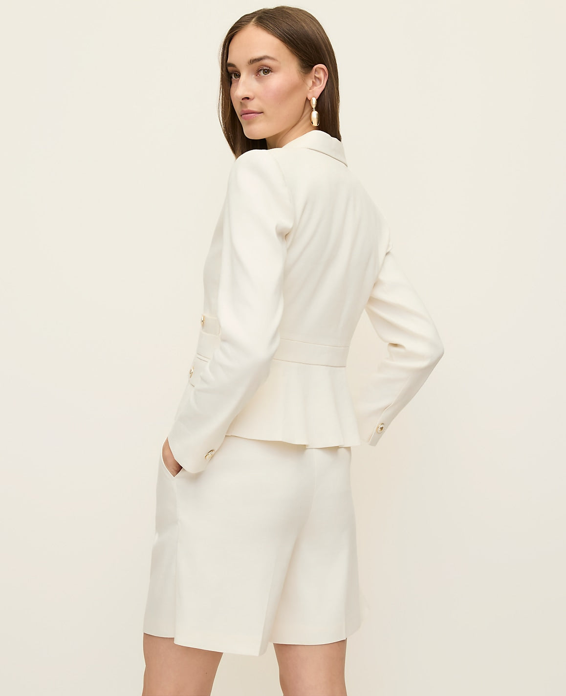 The Pocket Blazer in Linen Blend | Ann Taylor