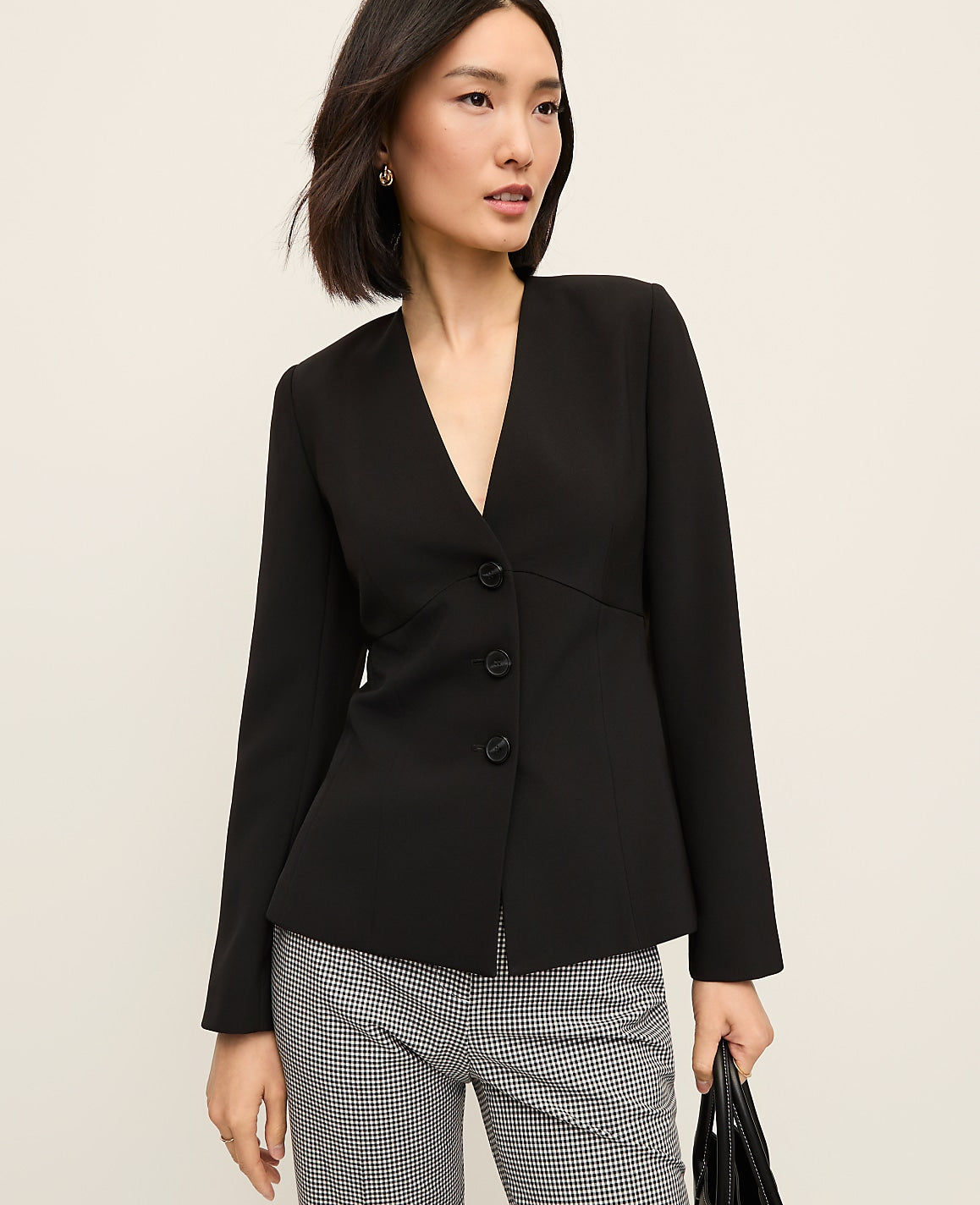 The Peplum Jacket in Fluid Crepe | Ann Taylor