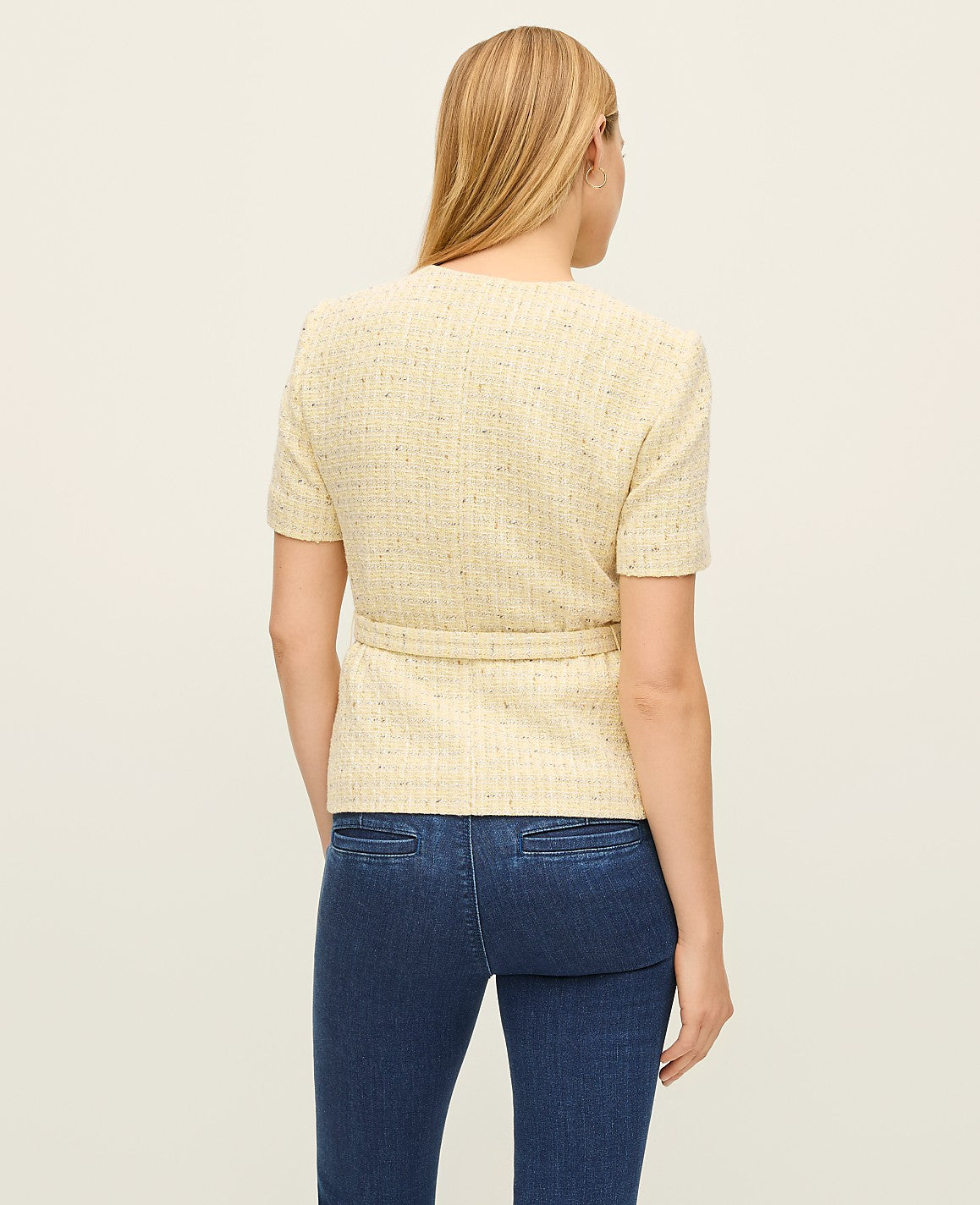 Tweed Belted Jacket | Ann Taylor