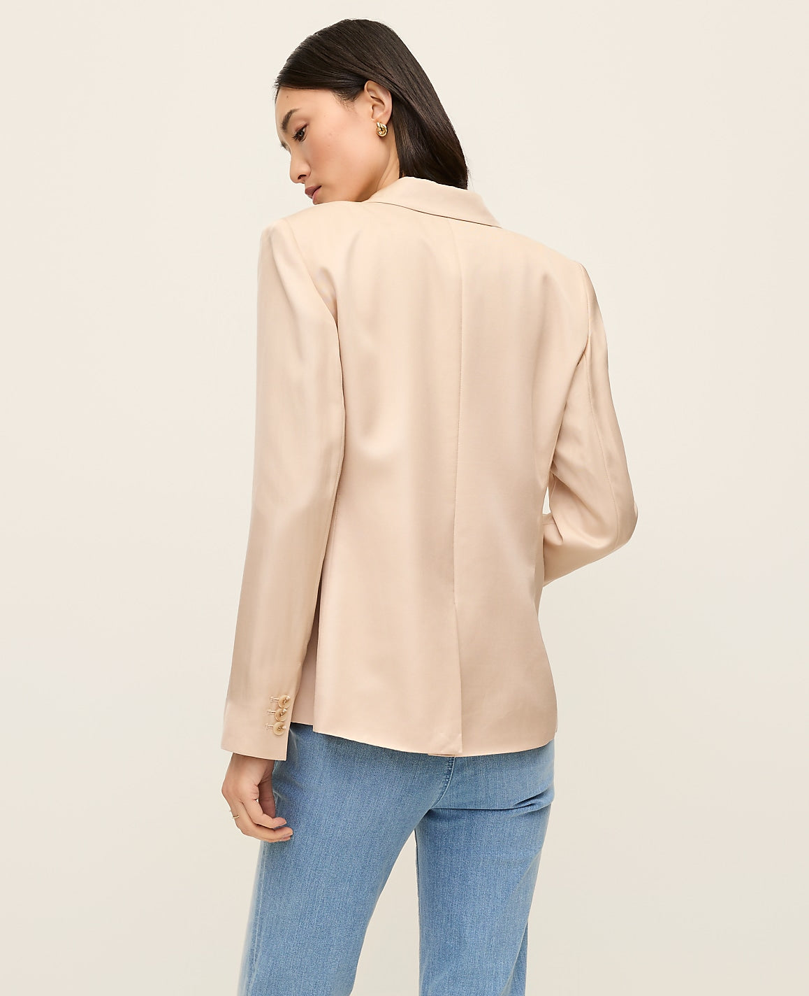 The Hutton Blazer in Shine | Ann Taylor