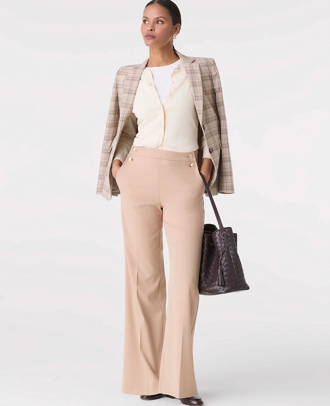 The Greenwich Blazer in Plaid | Ann Taylor