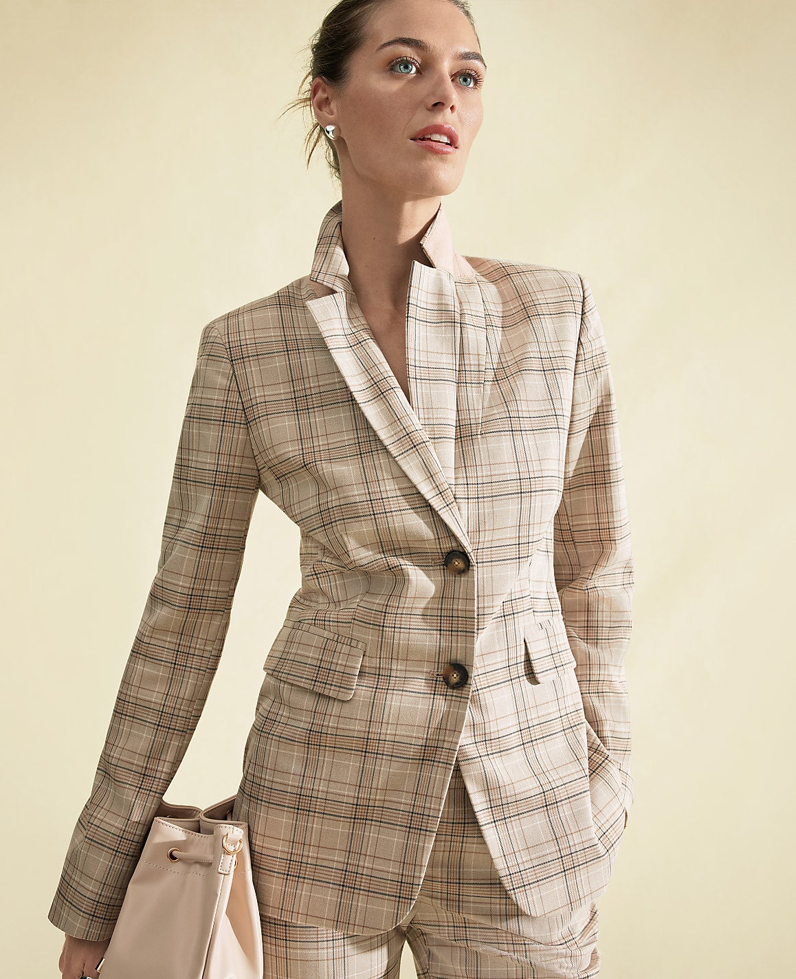 The Greenwich Blazer in Plaid | Ann Taylor