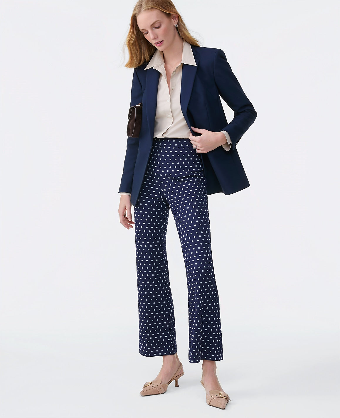 The Straight Fit Double Breasted Blazer | Ann Taylor
