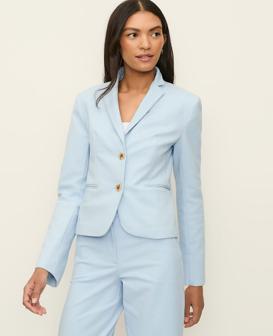 The Two-Button Blazer in Doubleweave | Ann Taylor