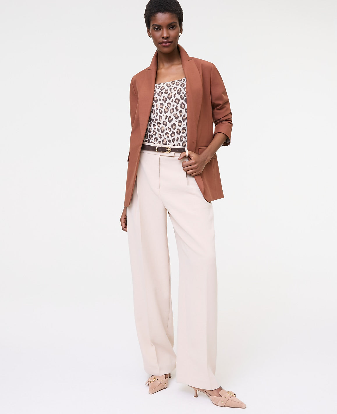 The Longline Blazer in Bi-Stretch Twill | Ann Taylor