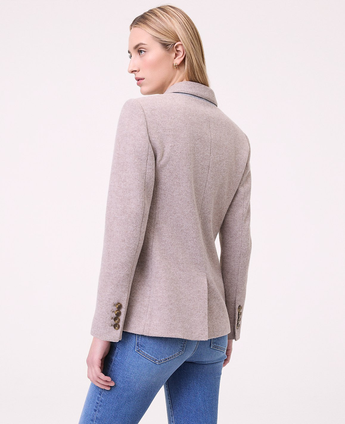 Weekend Greenwich Blazer in Brushed Knit | Ann Taylor