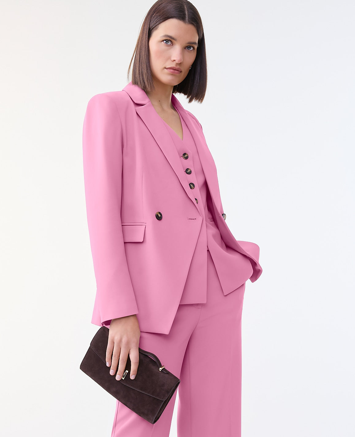 The Cutaway Blazer in Fluid Crepe | Ann Taylor