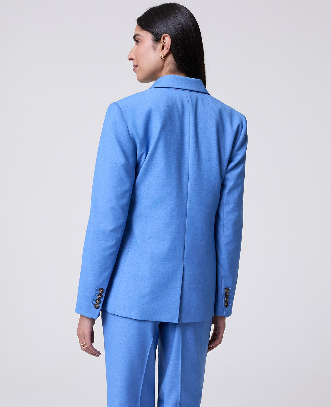 The Single Button Blazer in Luxe Twill | Ann Taylor