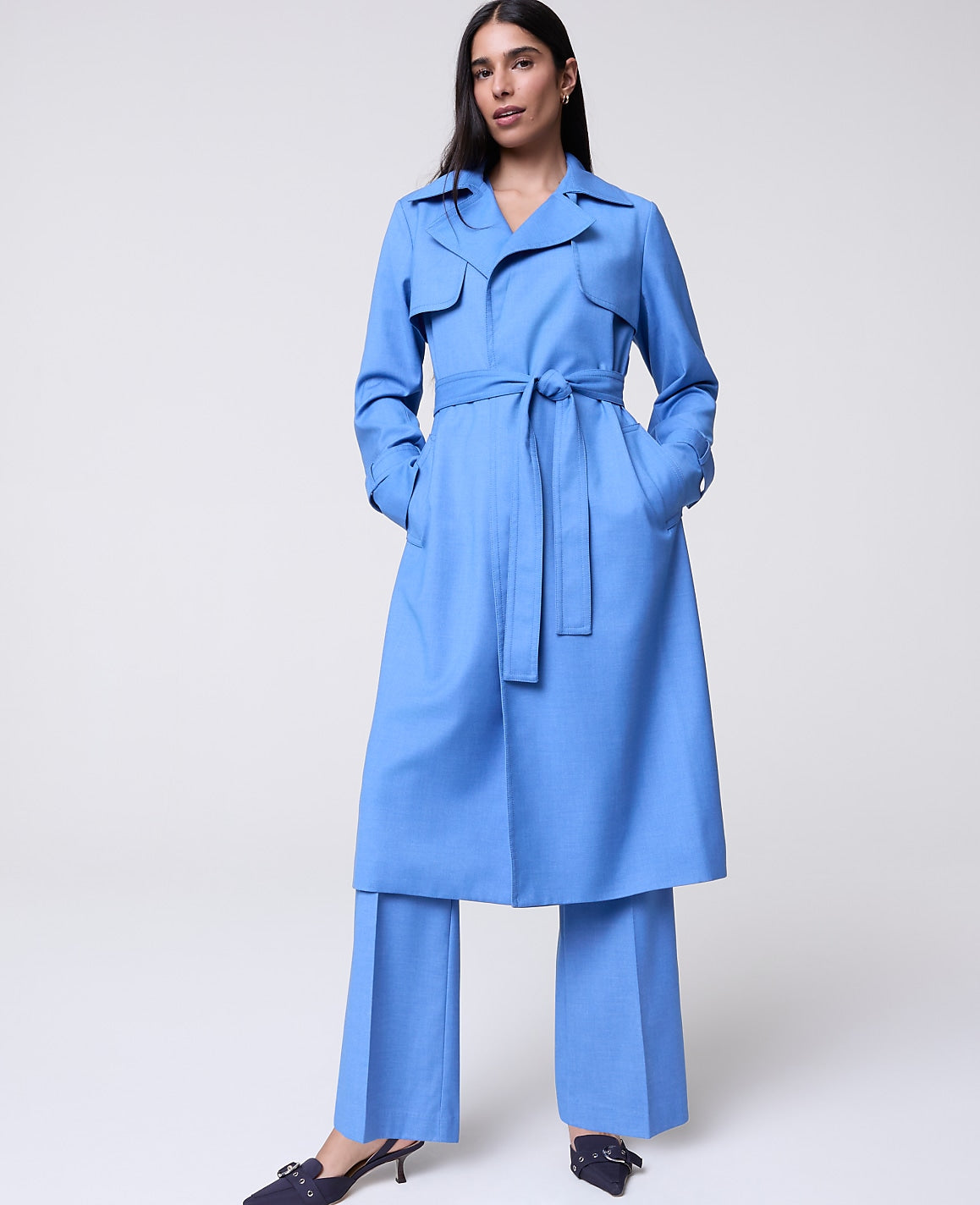 The Long Trench Coat | Ann Taylor