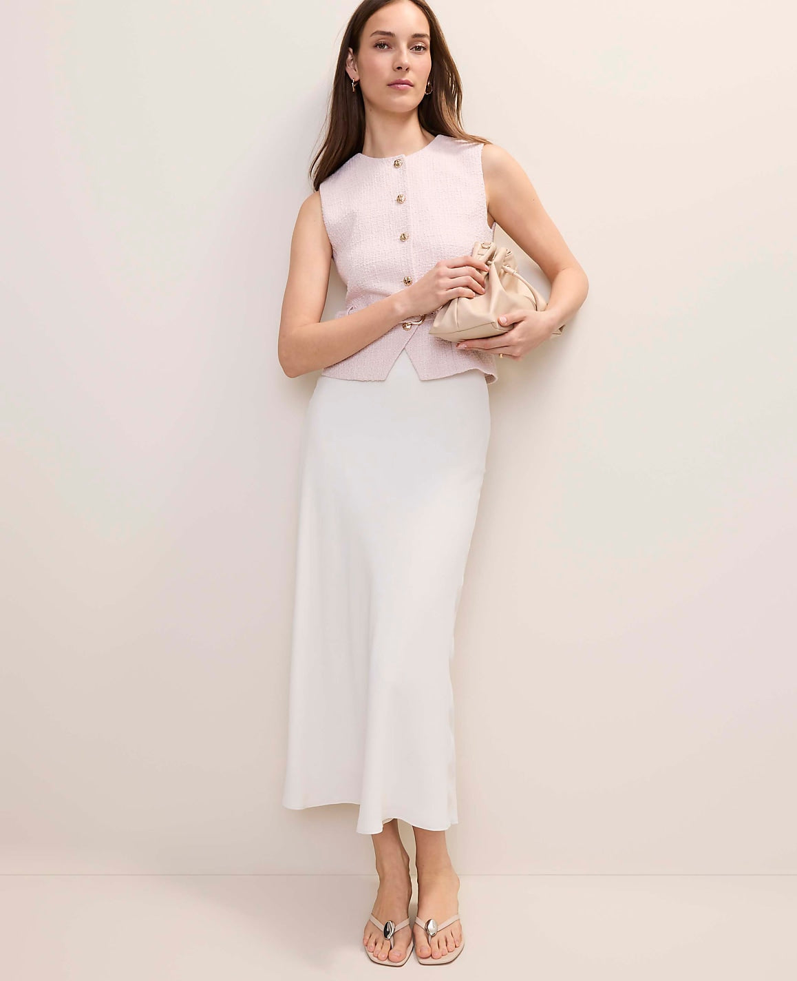 Bias Flare Maxi Skirt | Ann Taylor