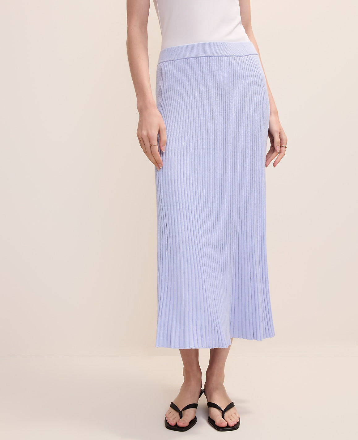 Ribbed Midi Sweater Skirt | Ann Taylor