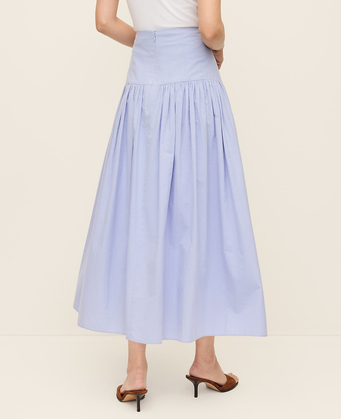 Gathered Maxi Skirt | Ann Taylor