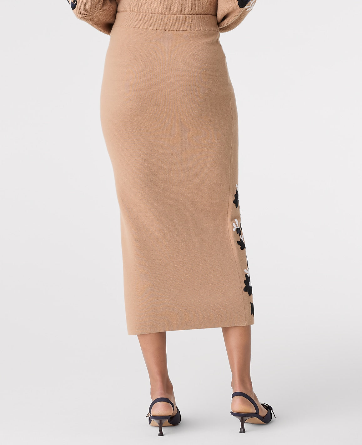 Floral Jacquard Sweater Skirt | Ann Taylor