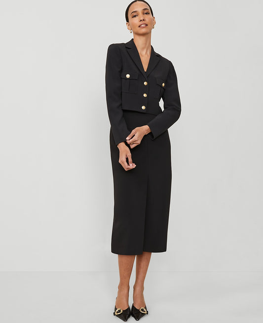 The Column Maxi Skirt in Fluid Crepe | Ann Taylor