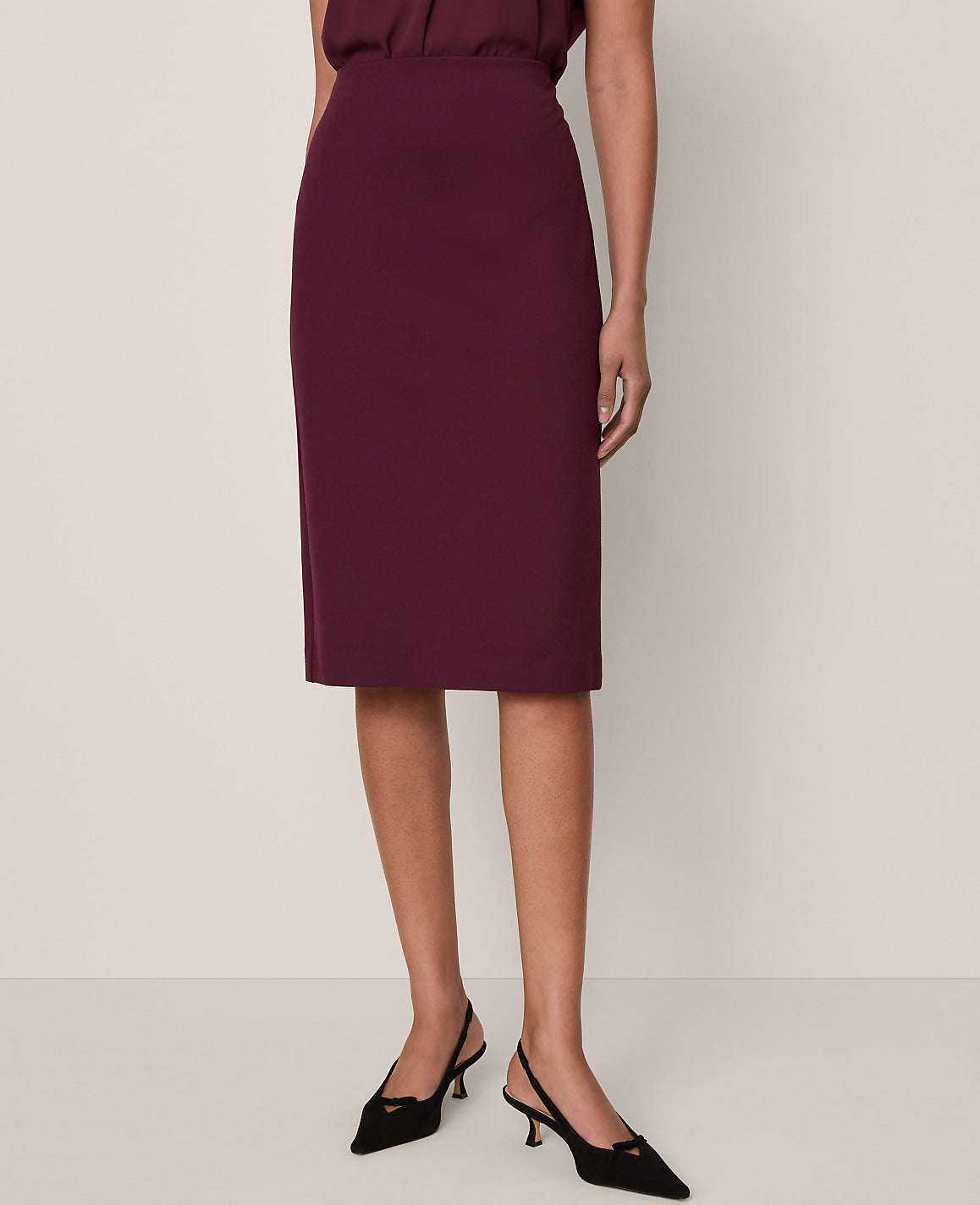 Ponte Pencil Skirt | Ann Taylor