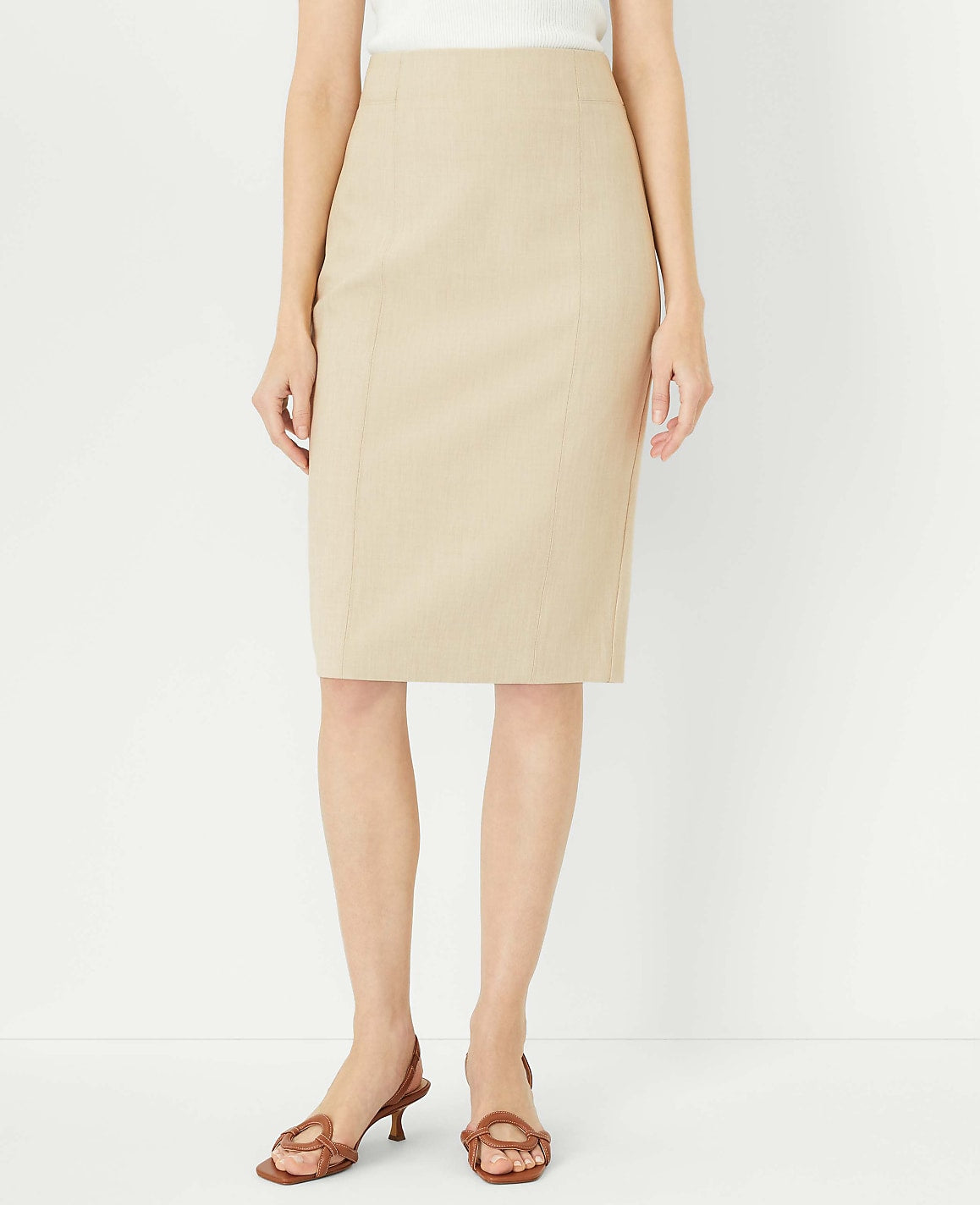 The Seamed Pencil Skirt in Bi-Stretch | Ann Taylor