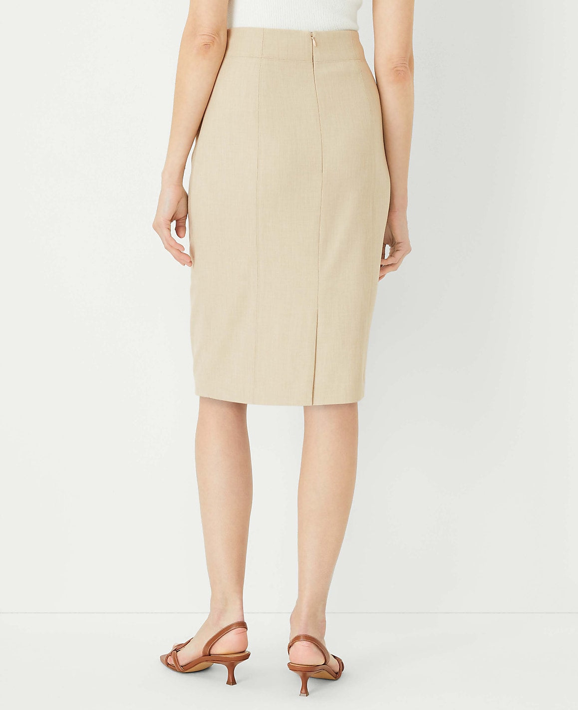 The Seamed Pencil Skirt in Bi-Stretch | Ann Taylor