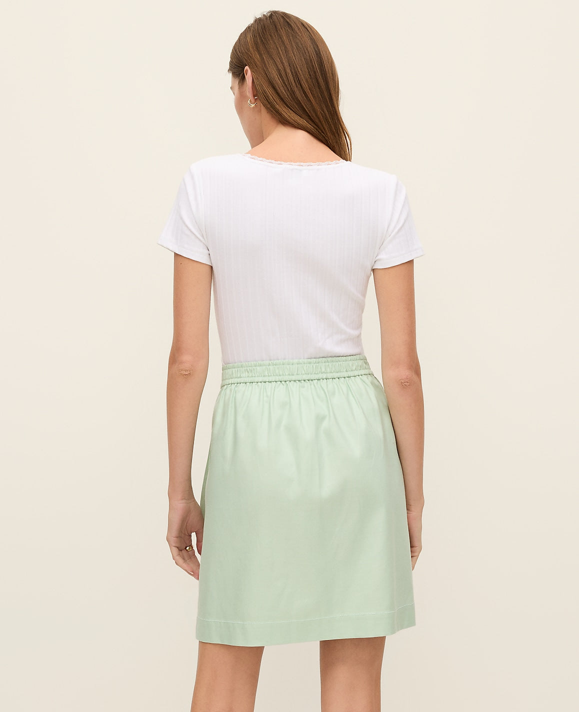 Weekend Belted Wrap Effect Skirt | Ann Taylor