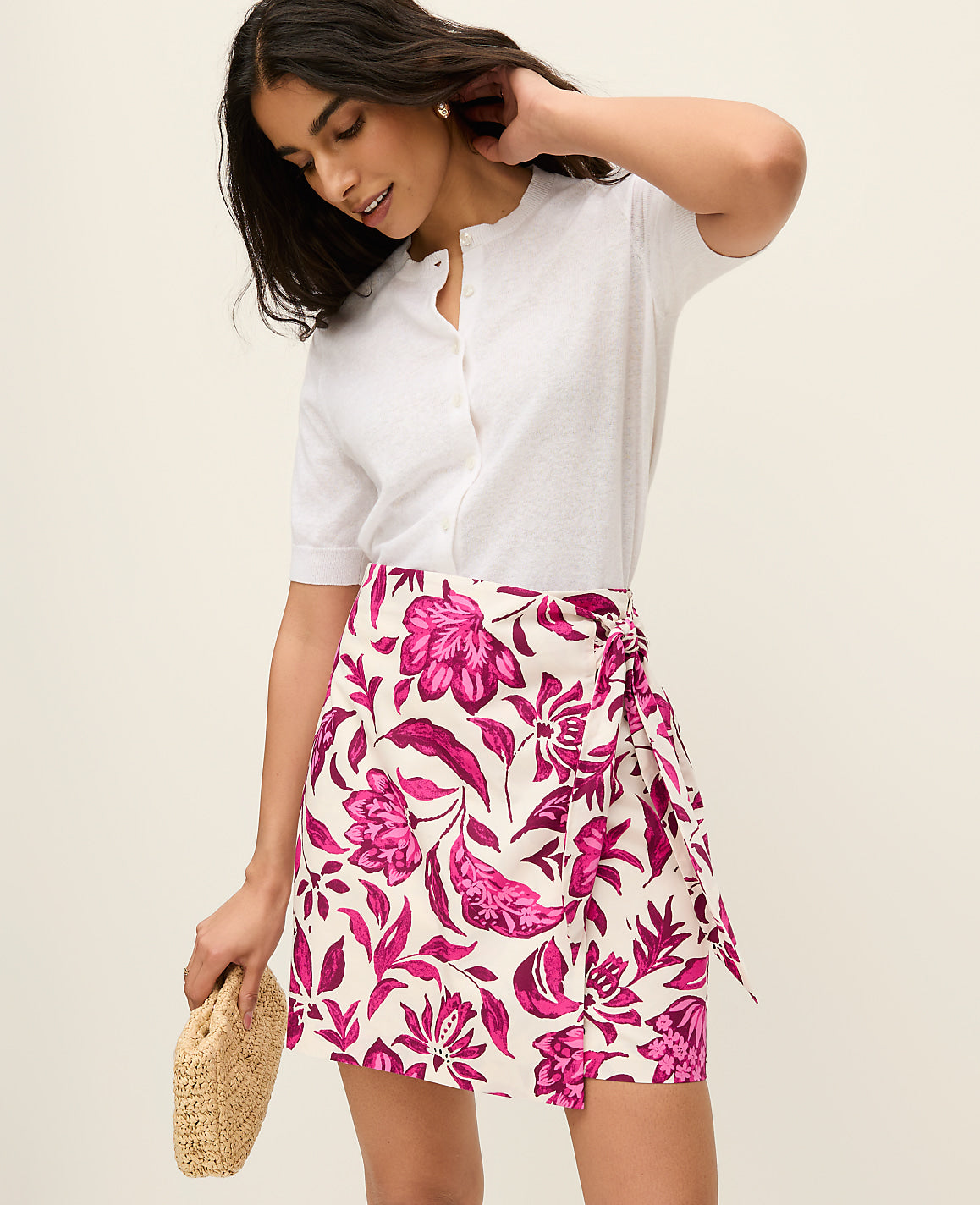 Floral Sarong Wrap Skirt | Ann Taylor